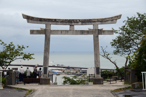 日和山・鹿島御児神社からの太平洋